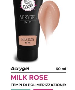 REAL NAILS ACRIGEL MILK ROSE 60ml
